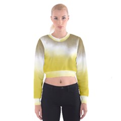 Ombre Cropped Sweatshirt by ValentinaDesign