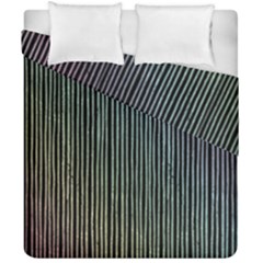 Stylish Rainbow Strips Duvet Cover Double Side (california King Size) by gatterwe