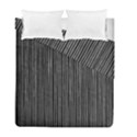 Stylish Silver Strips Duvet Cover Double Side (Full/ Double Size) View2