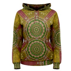 Mandala In Metal And Pearls Women s Pullover Hoodie by pepitasart