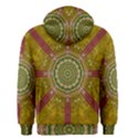 Mandala In Metal And Pearls Men s Zipper Hoodie View2