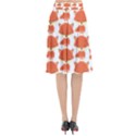 Cute Little Fox Pattern Flared Midi Skirt View2