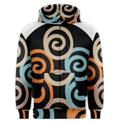 Abroad Spines Circle Men s Zipper Hoodie by Mariart