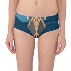 Planetary Resources Exploration Asteroid Mining Social Ship Mid-waist Bikini Bottoms by Mariart