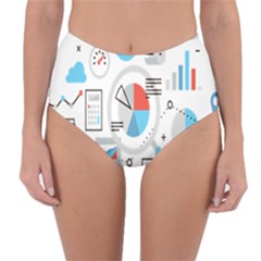 Science Mathematics Formula Reversible High-waist Bikini Bottoms by Mariart