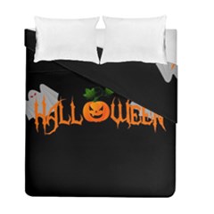 Halloween Duvet Cover Double Side (full/ Double Size) by Valentinaart