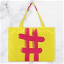 Fun Ain t Gone Fence Sign Red Yellow Flag Medium Tote Bag View1