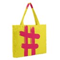 Fun Ain t Gone Fence Sign Red Yellow Flag Medium Tote Bag View2