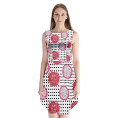 Fruit Patterns Bouffants Broken Hearts Dragon Polka Dots Red Black Sleeveless Chiffon Dress   by Mariart