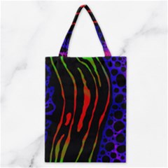 Frog Spectrum Polka Line Wave Rainbow Classic Tote Bag by Mariart