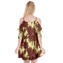 Floral Pattern Background Cutout Spaghetti Strap Chiffon Dress View2