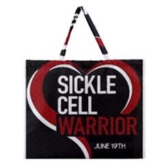 Warrior  Zipper Large Tote Bag by shawnstestimony