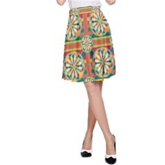 Eye Catching Pattern A-line Skirt by linceazul