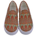 Arcs Pattern Kids  Canvas Slip Ons View1