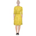 Wrap Dress Lemon Curry View2