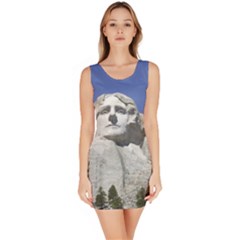 Mount Rushmore Monument Landmark Bodycon Dress by Nexatart