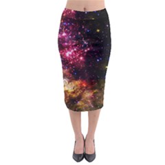 Space Colors Midi Pencil Skirt by ValentinaDesign