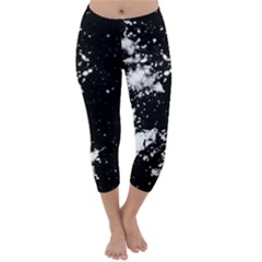 Space Colors Capri Winter Leggings  by ValentinaDesign