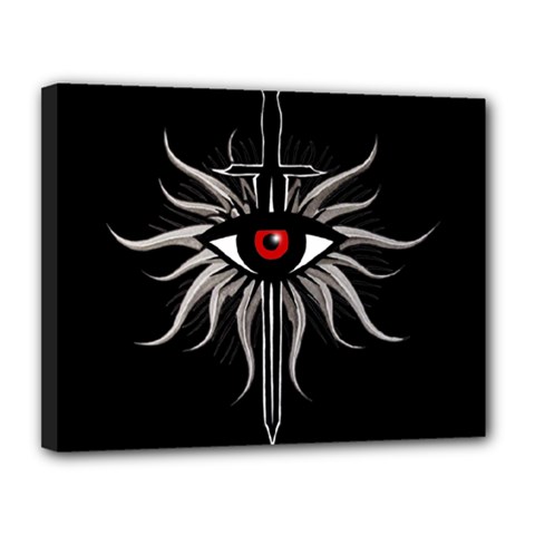 Inquisition Symbol Canvas 14  X 11  by Valentinaart