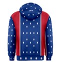 British American Flag Red Blue Star Men s Zipper Hoodie View2