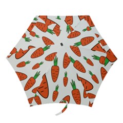 Fruit Vegetable Carrots Mini Folding Umbrellas by Mariart