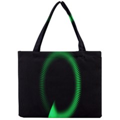 Rotating Ring Loading Circle Various Colors Loop Motion Green Mini Tote Bag by Mariart