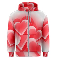 Heart Love Romantic Art Abstract Men s Zipper Hoodie by Nexatart