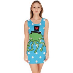 Octopus Sea Animal Ocean Marine Bodycon Dress by Nexatart