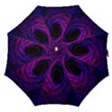 Black Hole Rainbow Blue Purple Straight Umbrellas View1