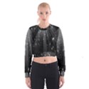 Black Rays Light Stars Space Cropped Sweatshirt View1