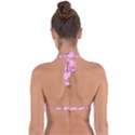 Line Pink Vertical Halter Neck Bikini Top View2