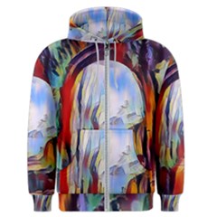 Abstract Tunnel Men s Zipper Hoodie by NouveauDesign