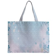 Flower Blue Polka Plaid Sexy Star Love Heart Zipper Mini Tote Bag by Mariart