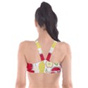 Mango Fruit Pieces Watermelon Dragon Passion Fruit Apple Strawberry Pineapple Melon Plunge Bikini Top View2