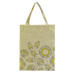 Sunflower Fly Flower Floral Classic Tote Bag by Mariart