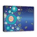 Flower Blue Floral Sunflower Star Polka Dots Sexy Deluxe Canvas 20  x 16   View1