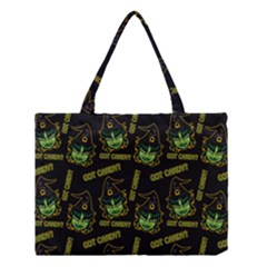 Pattern Halloween Witch Got Candy? Icreate Medium Tote Bag by iCreate