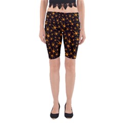 Halloween Spiders Yoga Cropped Leggings by iCreate