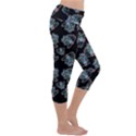 Pattern Halloween Zombies Brains Capri Yoga Leggings View3