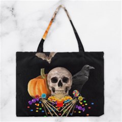 Halloween Candy Keeper Medium Tote Bag by Valentinaart