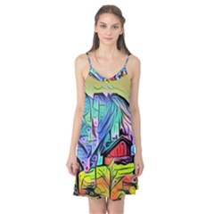 Magic Cube Abstract Art Camis Nightgown by NouveauDesign