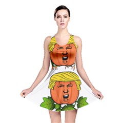 Trump Or Treat  Reversible Skater Dress by Valentinaart