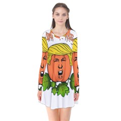 Trump Or Treat  Flare Dress by Valentinaart