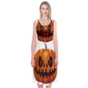 Halloween pumpkin Midi Sleeveless Dress View1