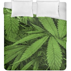 Marijuana Plants Pattern Duvet Cover Double Side (king Size) by dflcprints