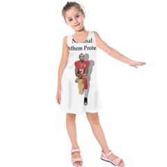 National Anthem Protest Kids  Sleeveless Dress by Valentinaart