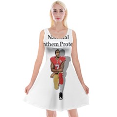 National Anthem Protest Reversible Velvet Sleeveless Dress by Valentinaart