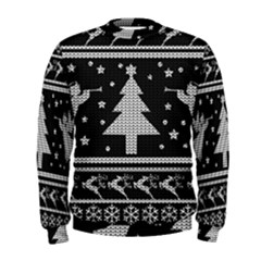 Ugly Christmas Sweater Men s Sweatshirt by Valentinaart