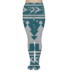 Ugly Christmas Sweater Women s Tights by Valentinaart