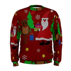 Ugly Christmas Sweater Men s Sweatshirt by Valentinaart